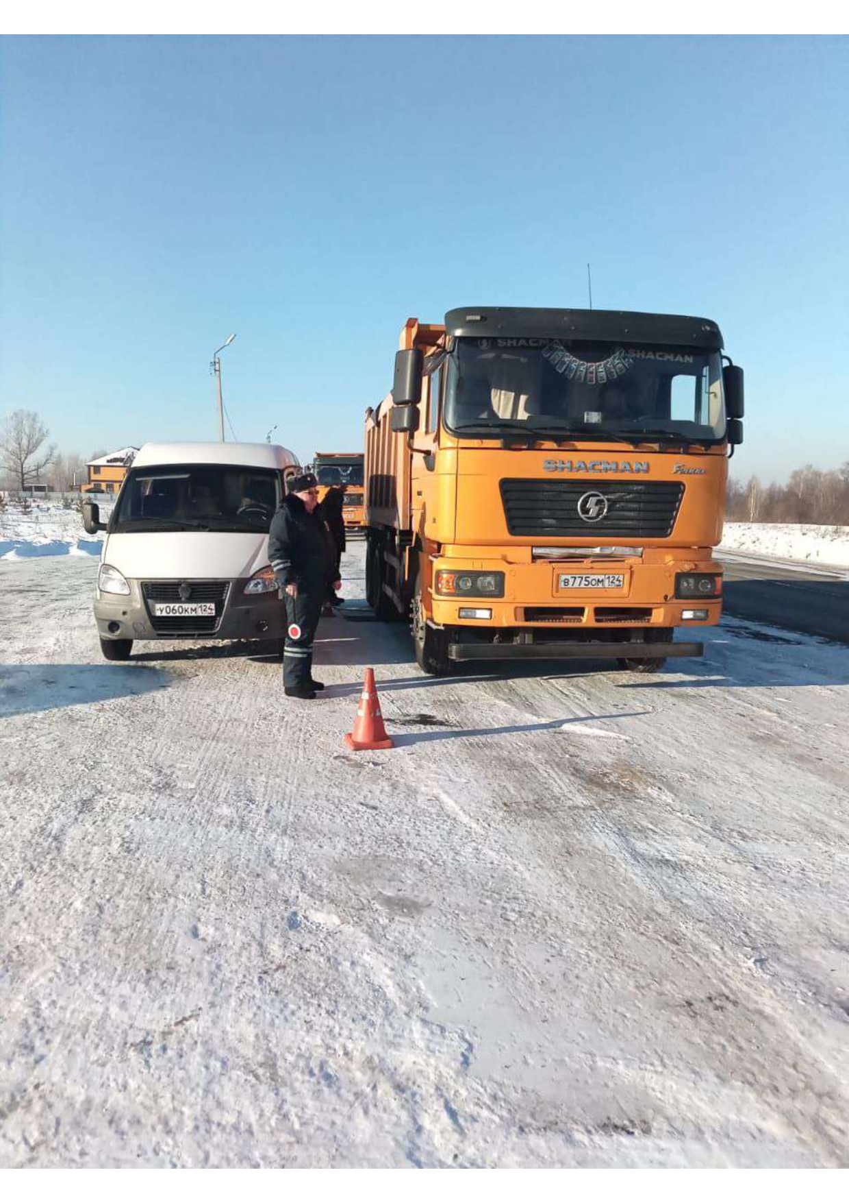 Совместный рейд на а/д регионального значения "Саяны"